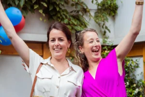 Zuskes van de Broédegom: Chantal Smedts-Knoops en Denise Maas-Last